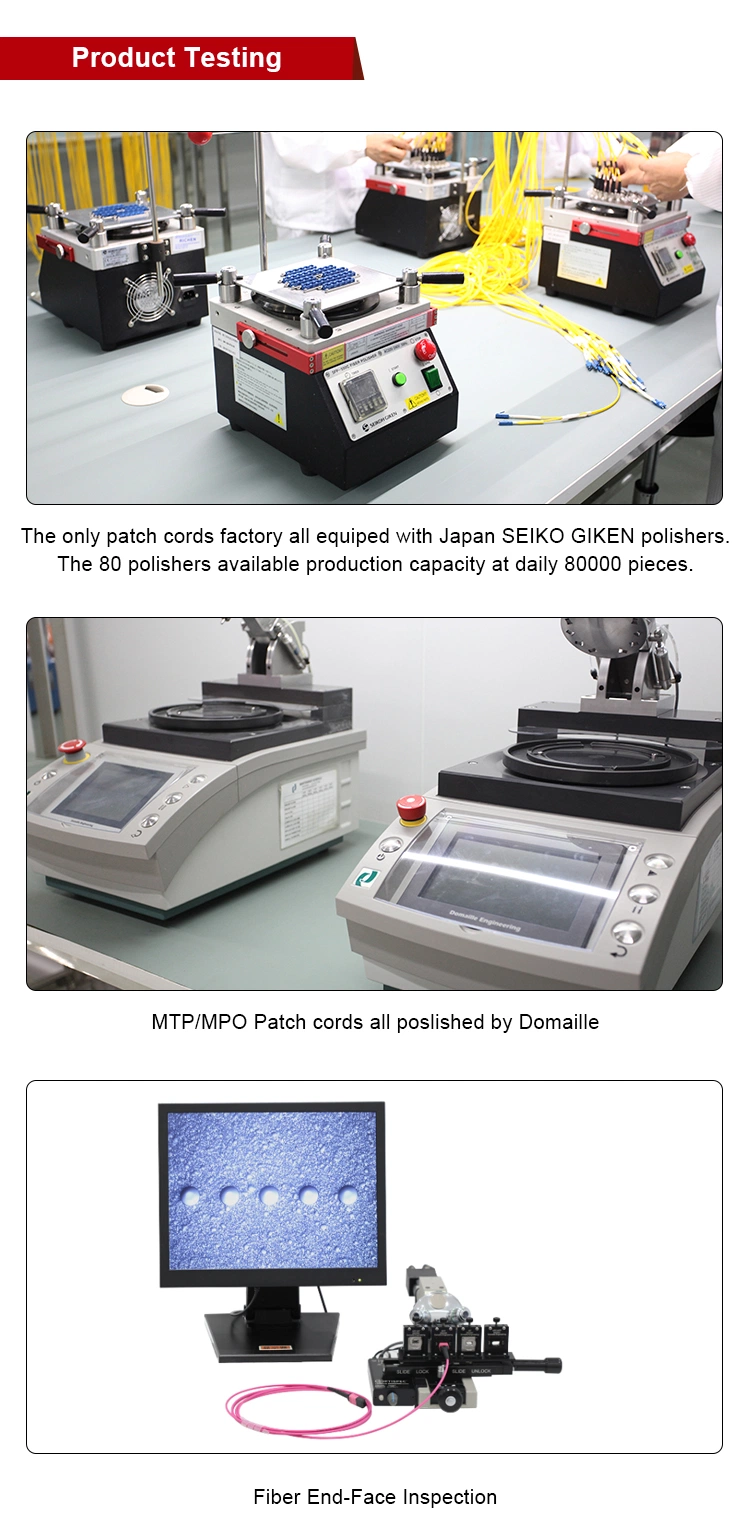 Wholesale Price MPO/Mpt/Sc/St/FC/LC Fiber Optic Cable Patch Cord