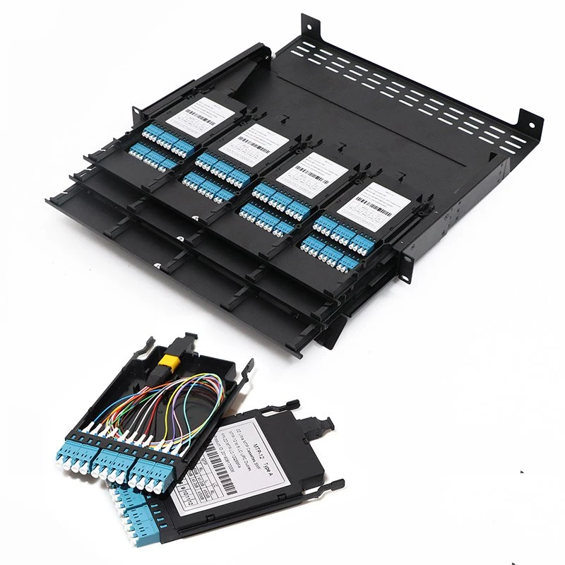 Factory Sales 48 72 96 144 Core MPO Mpt Fiber Distribution Frame, Module Box