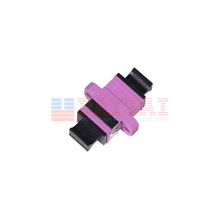 Om4 Standard Footprint MTP MPO to MPO Fiber Optic Adapter