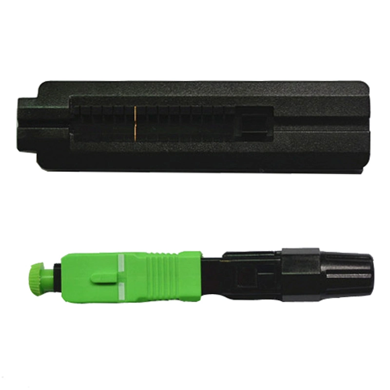 FTTH SC APC Cold Connection Field Assembly Fiber Optical Fast Connector