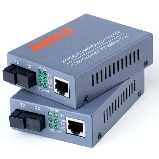 1000 Mbps ギガビット ファイバー メディア コンバーター 20km