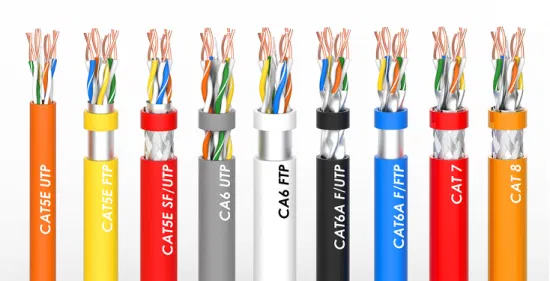 カスタマイズ CAT6 CAT6A Cat7 Cat8 UTP SFTP FTP ネットワーク ケーブル